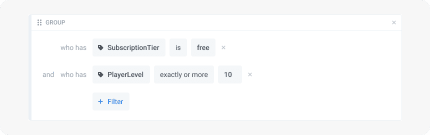 Pushwoosh advanced segmentation